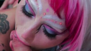 Heavy Ink Babe Jessica Lynn Rides A Monster Dick - Hardcore Fucking
