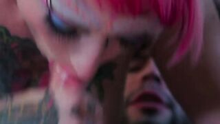 Heavy Ink Babe Jessica Lynn Rides A Monster Dick - Hardcore Fucking