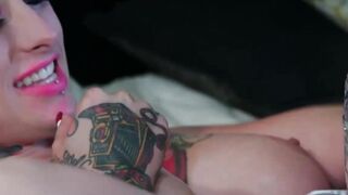 Heavy Ink Babe Jessica Lynn Rides A Monster Dick - Hardcore Fucking