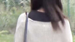 Public Peeing #2 - Bold barely legal Japan Girl Unknowingly Filmed Peeing Outdoors