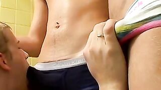 Hot Guys Kiss & Suck Over Their Undies - Gay Boys Fuck Hardcore