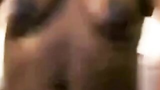 Erotic Sensuality - Black Girl Uses Dildo to Masturbate on Webcam