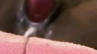 Erotic Sensuality - Black Girl Uses Dildo to Masturbate on Webcam