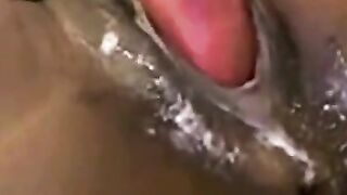 Erotic Sensuality - Black Girl Uses Dildo to Masturbate on Webcam