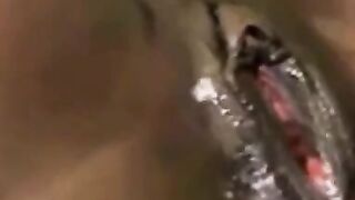 Erotic Sensuality - Black Girl Uses Dildo to Masturbate on Webcam