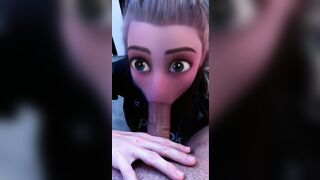 I Turned inside a Real Life Cartoon Anime Eighteen Skank