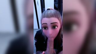 I Turned inside a Real Life Cartoon Anime Eighteen Skank