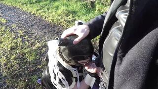 Miss Maskerade Exhibition into Full Pvc French Maid Adventure Outdoors