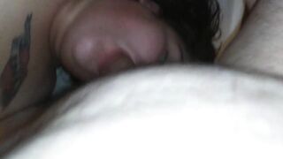 Long butt cum hoe takes 2 long dicks into point of view