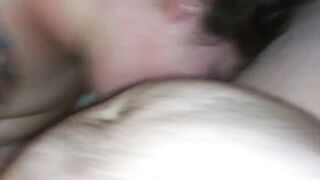 Long butt cum hoe takes 2 long dicks into point of view
