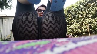 Nicoletta Today makes you look at her Sweaty Foot into