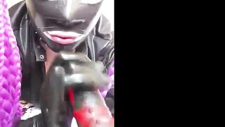 Pvc Head Hood Latex Sub bimbos miss Maskerade Devoted to