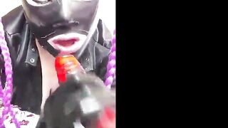 Pvc Head Hood Latex Sub bimbos miss Maskerade Devoted to