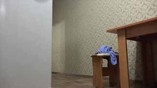 Pregnant mom behind the scenes inside the kitchen and with