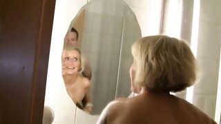 German Older Woman Shower Anal