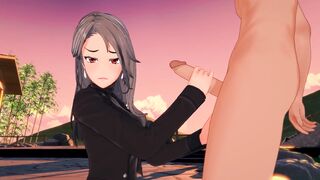 Persona - Sex with Sae Niijima - Cartoon
