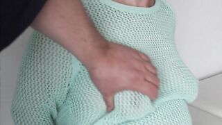 Zoom inside very Rough Tit Slapping