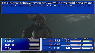 Tifa Lockhart x Minotaur monster