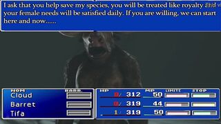Tifa Lockhart x Minotaur monster
