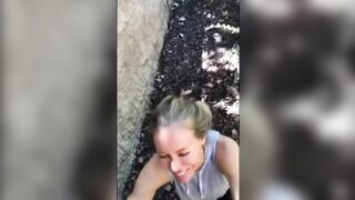 RISKY SEX INSIDE MY NEIGHBOR BACKYARD WITH MY GF