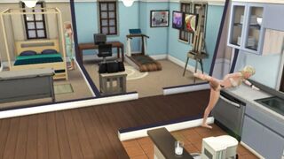 The Girls are Exhausted from the Desire for Sex. Masturbation
