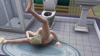 The Girls are Exhausted from the Desire for Sex. Masturbation