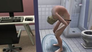 The Girls are Exhausted from the Desire for Sex. Masturbation