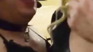 Cum Play: Amateur Crossdresser Couple