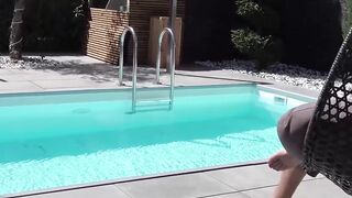 Fat MILF Angelique Rose deepthroat younger giant dick before riding it