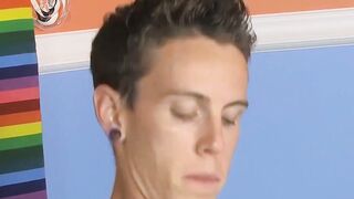 Handsome twink licks lollipop and fucks young gay guy raw