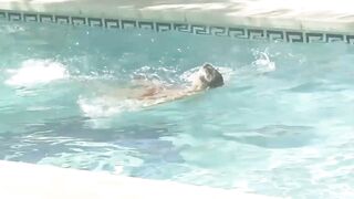 Allen King knows hot to clean the pool and bottom for AJ Xclusive