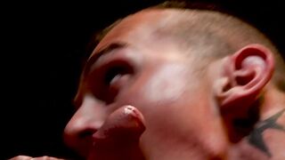 Sebastian Bluu blowjobs Steve Arcturus before enduring his mature cock