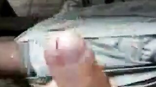Big Cock Self-Suck Outdoors