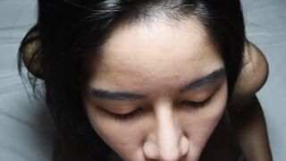Naughty Thai femboy enjoyed hardcore ass fucking after giving a blowjob