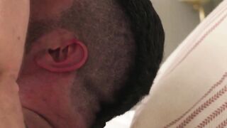 PUSSY LEAKED! Sex fluid leaks from Eddy's hairy FTM pussy!