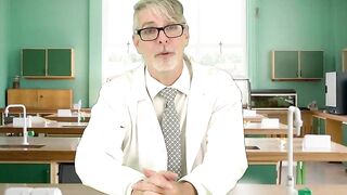 Daddy Richard Lennox does weird science experiments while farting