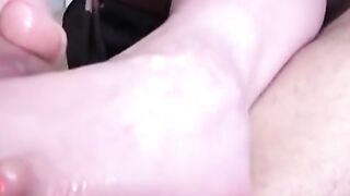 Amateur MILF's POV Footjob