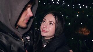 Emma Evans is reluctant while cucking her lover with me