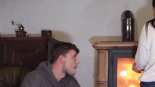 Emma Evans is reluctant while cucking her lover with me