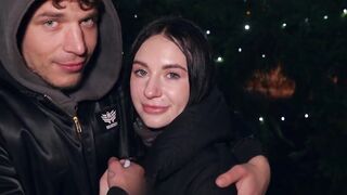 Emma Evans is reluctant while cucking her lover with me