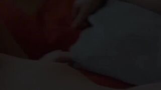 Chubby American Mature Sucking Toy And Playing Solo