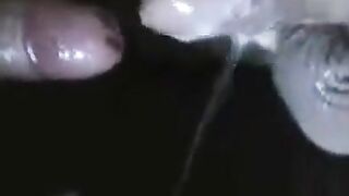 Docking, Cumming in Foreskin - Gay Amateur Handjob