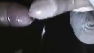 Docking, Cumming in Foreskin - Gay Amateur Handjob