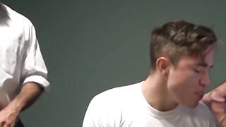 Hot daddies wreck Leo Swetwood and Mike Chambers like cumdumps