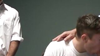 Hot daddies wreck Leo Swetwood and Mike Chambers like cumdumps