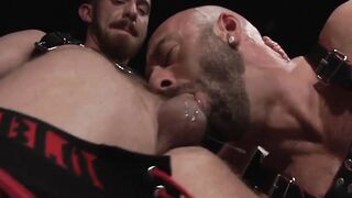 Threesome fistfest with Drew Sebastian Dolan Wolf and Jordan Foster