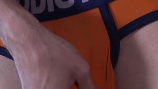 Cock hungry twink Antu fingers himself while masturbating solo