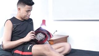 Young latino ass rimmed before bareback penetration