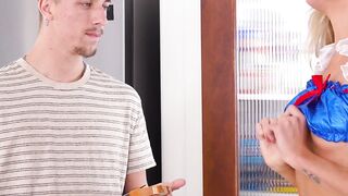 A fairytale fucking with my horny small tits teen stepsister Addison Vodka