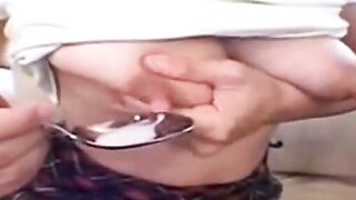 Japanese Amateur Lactating Her Big Tits